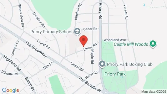 Apartments for rent i Dudley - West Midlands - kort over placeringen