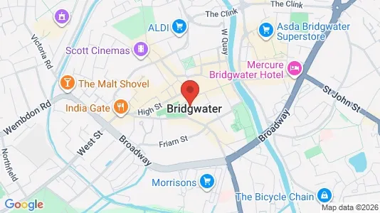 Rooms for rent in Bridgwater - Somerset - Photo from Google Street View