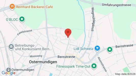 Apartments for rent i Bern-Mittelland - kort over placeringen