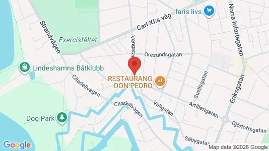 Apartments for rent i Landskrona - kort over placeringen