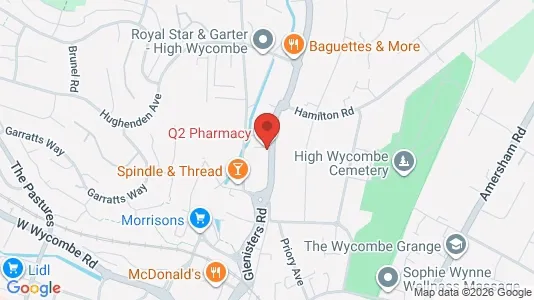 Apartments for rent i High Wycombe - Buckinghamshire - kort over placeringen