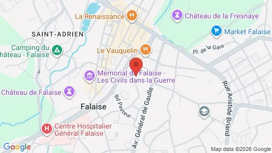 Apartments for rent i Dijon - kort over placeringen