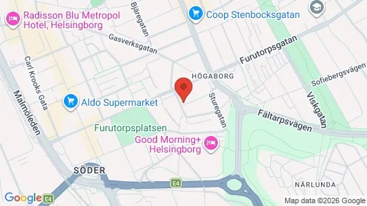 Apartments for rent in Helsingborg - Photo from Google Street View