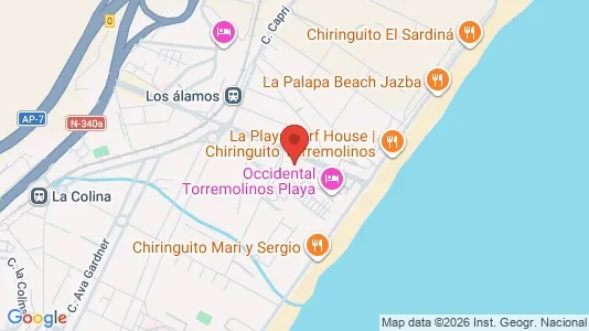 Apartments for rent i Torremolinos - kort over placeringen