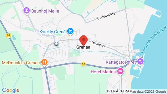 Apartments for rent in Grenaa - Photo from Google Street View