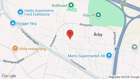 Apartments for rent i Eskilstuna - kort over placeringen