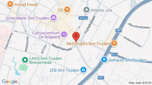 Apartments for rent i Sint-Truiden - kort over placeringen