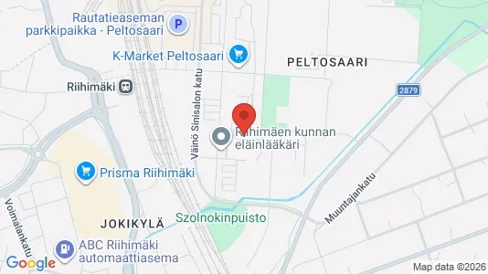 Apartments for rent i Riihimäki - kort over placeringen