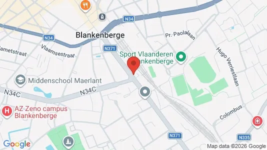 Apartments for rent in Blankenberge - Photo from Google Street View
