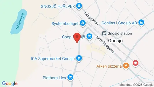 Apartments for rent i Gnosjö - kort over placeringen