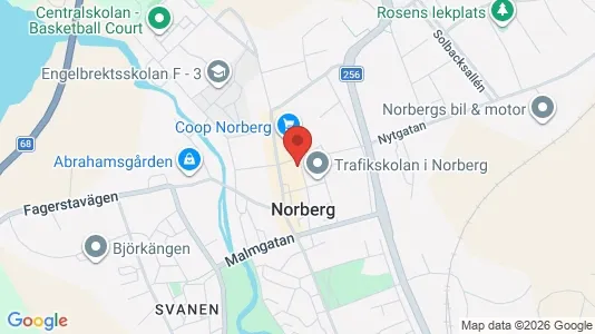 Apartments for rent i Norberg - kort over placeringen