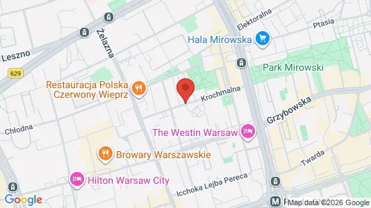 Apartments for rent i Warszawa Wola - kort over placeringen