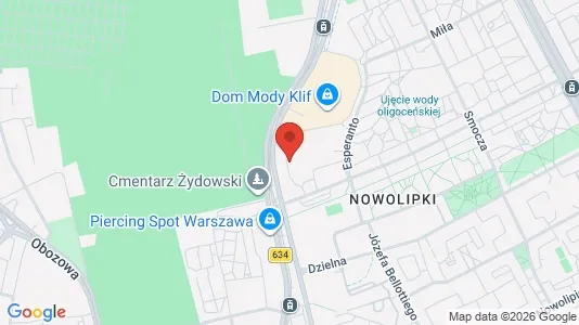 Apartments for rent i Warszawa Wola - kort over placeringen