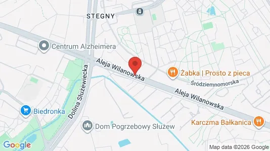Apartments for rent i Warszawa Mokotów - kort over placeringen