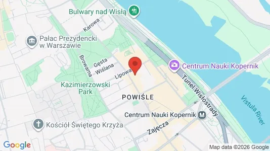 Apartments for rent i Warszawa Śródmieście - kort over placeringen