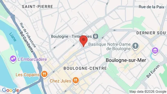Apartments for rent in Boulogne-sur-Mer - Photo from Google Street View