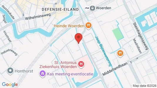 Apartments for rent i Woerden - kort over placeringen