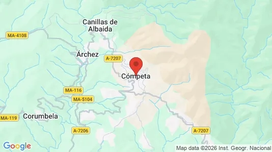 Apartments for rent in Cómpeta - Photo from Google Street View