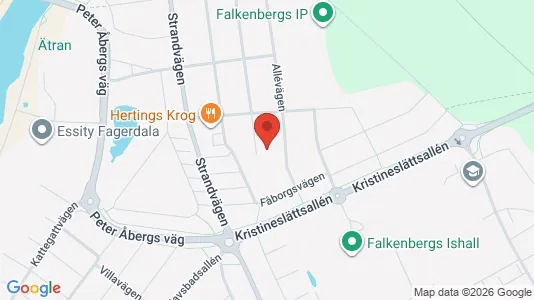 Apartments for rent i Falkenberg - kort over placeringen