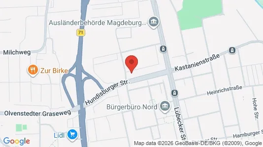 Apartments for rent i Magdeburg - kort over placeringen