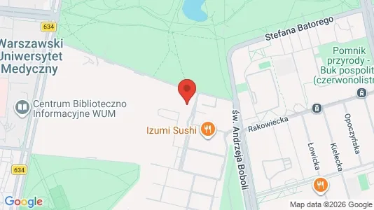 Apartments for rent i Warszawa Mokotów - kort over placeringen