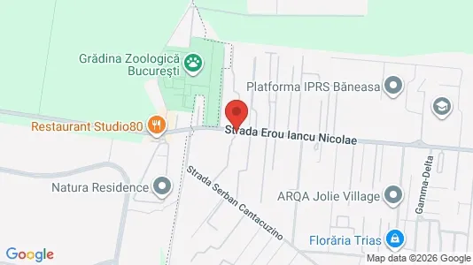 Apartments for rent i Voluntari - kort over placeringen
