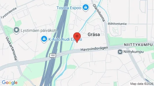 Apartments for rent i Espoo - kort over placeringen