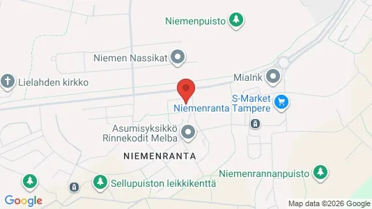 Apartments for rent i Tampere Luoteinen - kort over placeringen