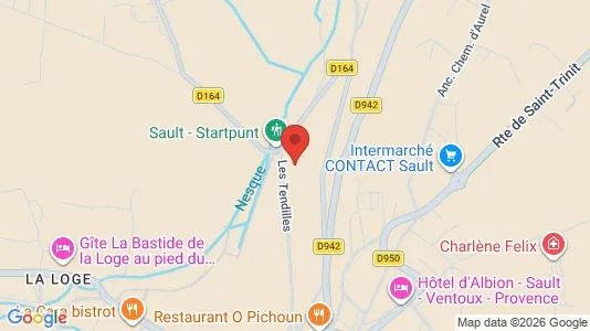 Apartments for rent i Carpentras - kort over placeringen