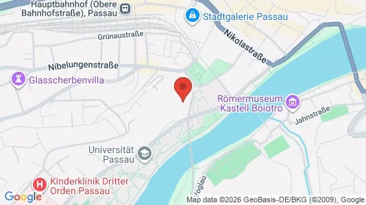 Apartments for rent i Passau - kort over placeringen