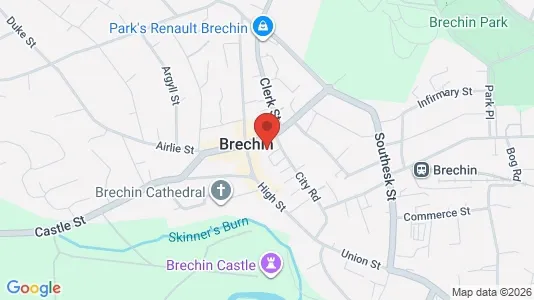 Apartments for rent i Brechin - Angus - kort over placeringen