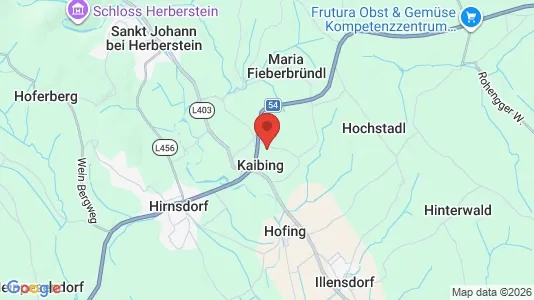 Apartments for rent i Feistritztal - kort over placeringen