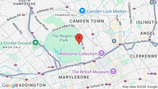 Rooms for rent in London NW1 - Photo from Google Street View