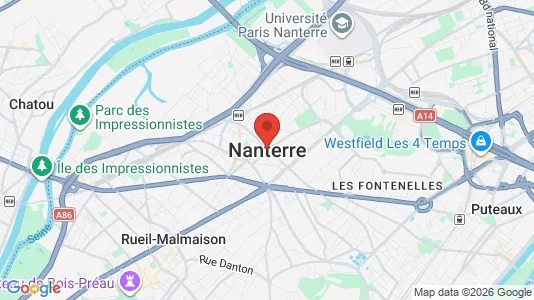 Apartments for rent in Nanterre - Photo from Google Street View