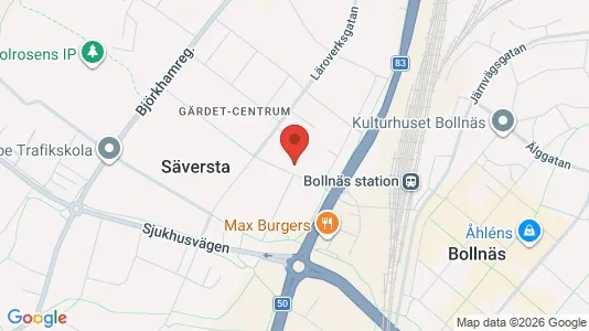Apartments for rent i Bollnäs - kort over placeringen