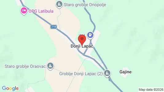 Apartments for rent in Donji Lapac - Photo from Google Street View