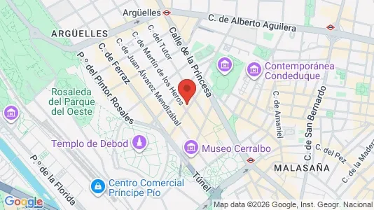 Apartments for rent i Madrid Centro - kort over placeringen