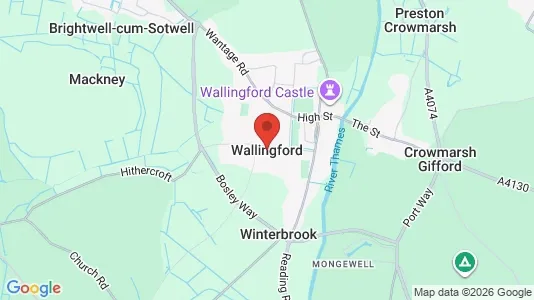 Houses for rent i Wallingford - Oxfordshire - kort over placeringen