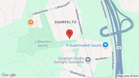 Apartments for rent i Espoo - kort over placeringen