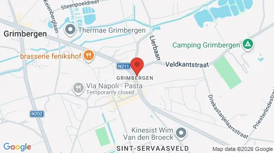Apartments for rent i Grimbergen - kort over placeringen