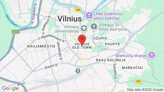 Apartments for rent in Vilnius Senamiestis - Photo from Google Street View