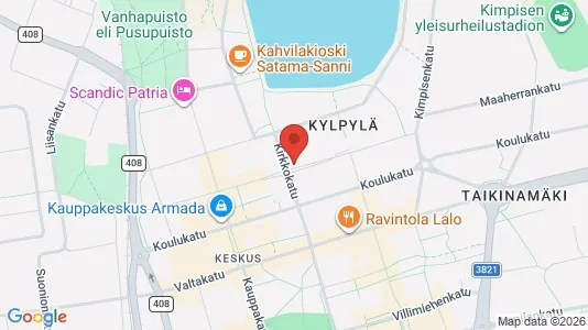 Apartments for rent i Lappeenranta - kort over placeringen