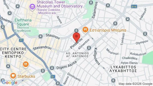 Apartments for rent i Nicosia Lefkosia - kort over placeringen