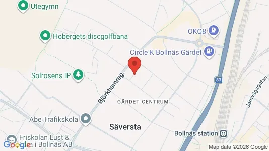 Apartments for rent i Bollnäs - kort over placeringen