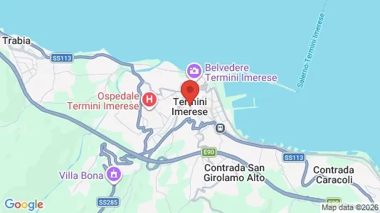 Houses for rent i Termini Imerese - kort over placeringen