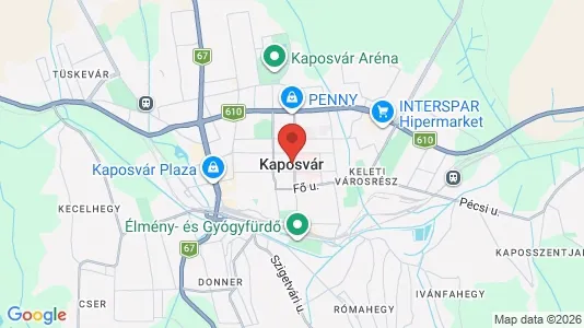 Apartments for rent in Kaposvári - Photo from Google Street View