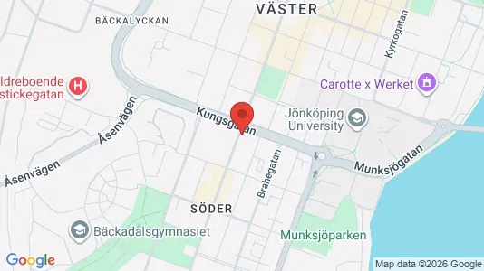 Apartments for rent i Jönköping - kort over placeringen