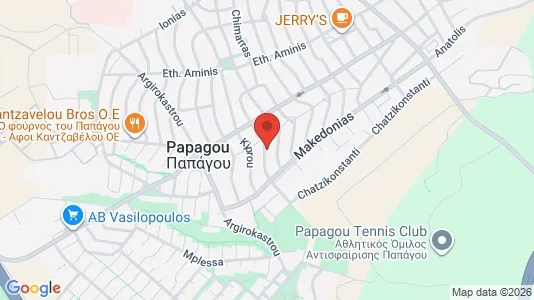 Apartments for rent i Agia Paraskevi - kort over placeringen