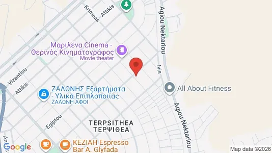 Apartments for rent i Elliniko-Argyroupoli - kort over placeringen