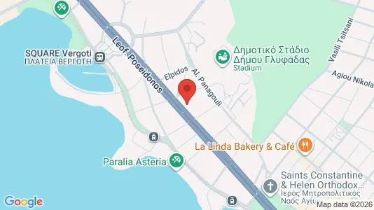 Apartments for rent i Glyfada - kort over placeringen
